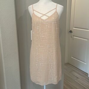 Adelyn Rae Beaded Mini Party Dress Size xs